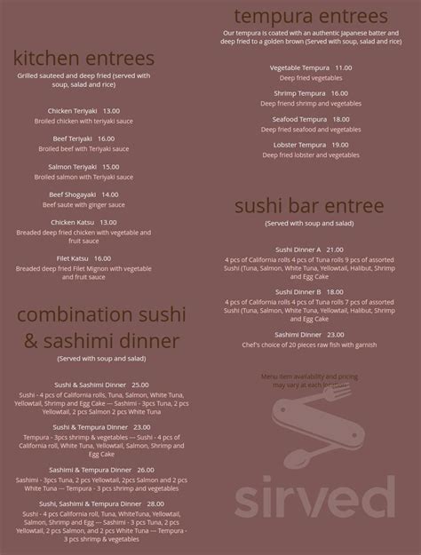 jurin japanese restaurant menu  I mean, there isn't much to Japanese food, but some of these fusion and trendy sushi places are just doing things wrong! I love JuRin because it's simple, and delicious